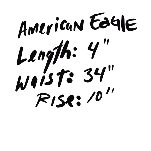 American Eagle Next Level Stretch Jean Shorts Women’s 14 Blue Denim 4” Inseam - Picture 5 of 5